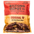 1lb (16oz) Biltong Depot Original Beef Biltong Slices with Fat | Air-Dried Beef Jerky Snack | High Protein | Zero Sugar