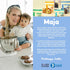 13 oz (2-Pack) 20g Maja Organic Plant-Based Protein Cacao & Coconut Overnight Oats Multi-Serve | Protein, Vegan