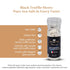 105g Diamante Italy Black Truffle Sea Salt with Glass Grinder - Gourmet Truffle Salt Seasoning - Specialty Seasoning