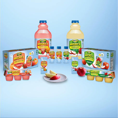 8 Oz 24 Count (8 Packs 6), 100% Mott's Mighty Soarin' Apple Juice Drink, Fl Bottles, Of Fruit Juice Combined