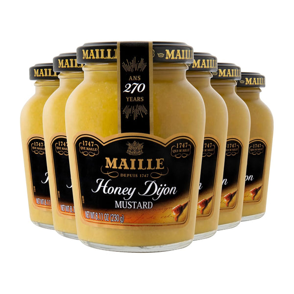 Maille Mustard Honey Dijon for Vinaigrettes, Glazed Vegetables, and Chicken Recipes Gourmet
