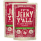 It's Jerky Y'all Vegan Jerky TERIYAKI (2-Pack) - Beyond Tender, Tasty Meatless Snacks, High Protein, Low Carb