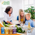2.5lbs 1:1 Health Garden Monk Fruit Sweetener, Golden, Bag Monk Fruit Sugar Substitute with Erythritol Zero Calorie