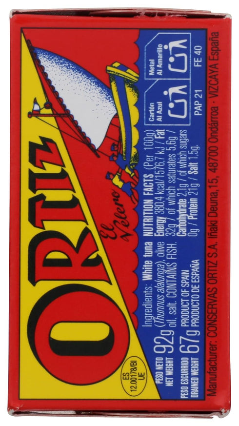 Ortiz 3.24 OZ Bonito Del Norte Tuna In Oil