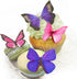 Sugar Robot Inc. Edible Butterflies for Cake Decorating - Small Size, Premium Crafted in the USA - Butterfly Cake