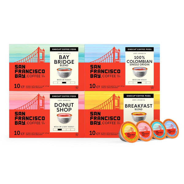 San Francisco Bay K-Cup Coffee Pods Medium Roast Variety Pack (40 ct),