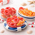 Gummy 2-Pound Gummy Peach Rings, Sharks | Bag | Candy Mix | Sweet & Sour Peach Candy for Goodie Bags & Themed Party