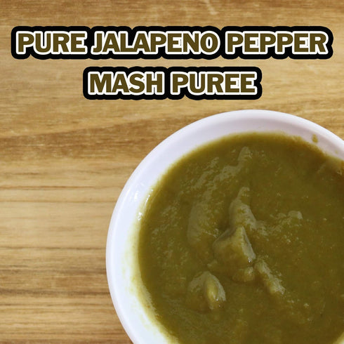 3.75oz Pure Jalapeno Pepper Hot Sauce Mash Puree - Try if you dare! Perfect Gourmet Gift for the Hot Sauce Fan - Great