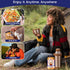 Egcina 100% 11 10.58OZ Dehydrated Freeze-Dried Seafood & Vegetable Mix - Natural Ramen Toppings for Soups, Mixed