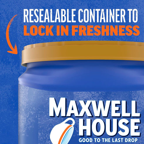 Maxwell House Intense Bold Dark Roast Ground Coffee (26.7 oz Canister)