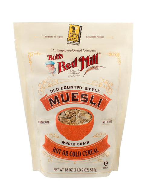 Bob's Red Mill Old Country Style Muesli Cereal, 18-ounce (Package May Vary)