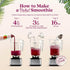 Summer 100% 2-Pk, 48oz Smartfruit Strawberry + Antioxidants Real Fruit Pure with Strawberries, Apple & Pineapple Great