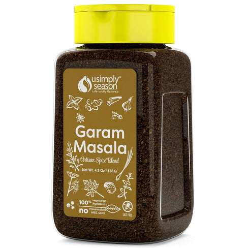 USimplySeason Garam Masala Spice Blend (4.8oz) - Warm & Aromatic Spice for Indian-Inspired Dishes & More - Made in USA