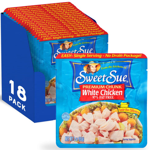 Sweet Sue Premium Chicken Breast - 20g Protein per Serving - Gluten