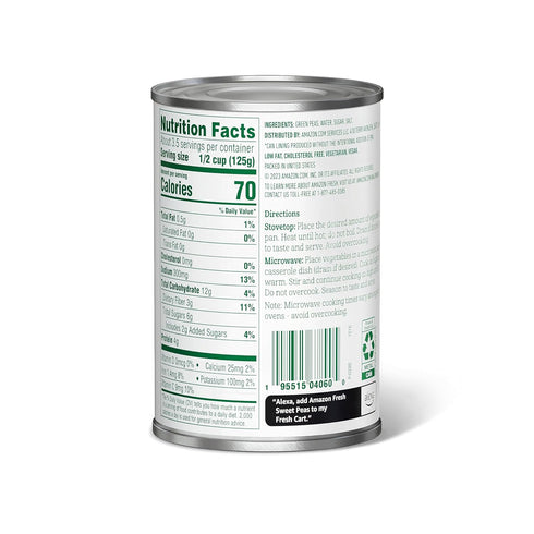 15 Oz (Pack 2) Amazon Grocery, Sweet Peas