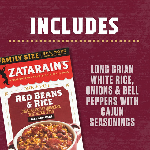 12 oz Zatarain's Family Size Red Beans & Rice