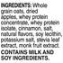 12g 1.76 oz Packets, (24 Pack) Quaker Protein Instant Oatmeal, Apple Cinnamon, Protein per Serving, Whole Grains, No
