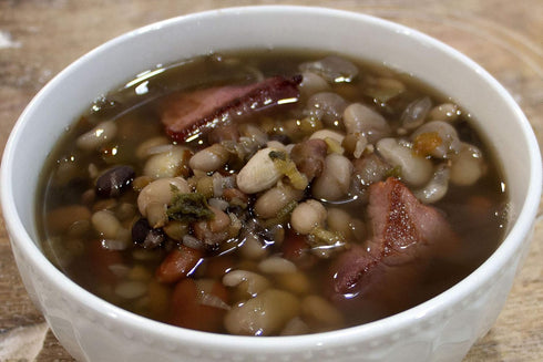 16 oz (Pack 1) Seasoned Ten Bean Soup Ragin Cajun