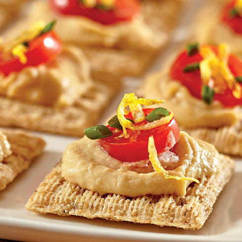 6 8.5 oz Triscuit Hint of Sea Salt Whole Grain Wheat Crackers, Vegan Crackers, Vegan Snacks, Bulk Snacks, - Boxes