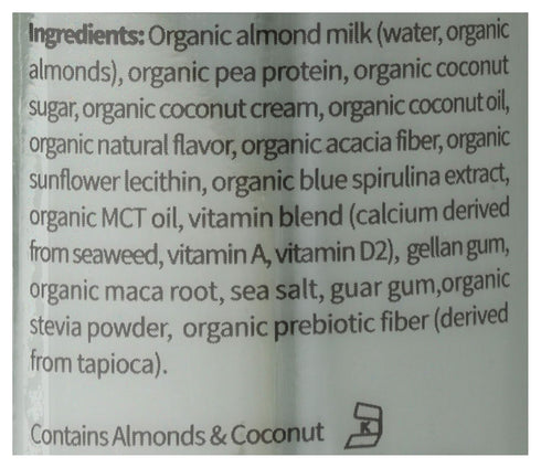 12 Oz Remedy Organics Blue Essentials Fl | Plant Based Protein Shakes, Ready to Drink | USDA Organic, Gluten Free