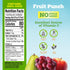 good2grow 100% 24 Pack, 6 oz, Pack 24 Fruit Punch Flavored Juice for Kids - Juice Bottles Bulk Reusable Bottle, No