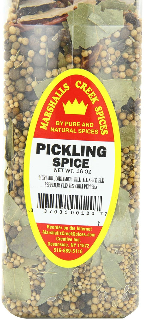 PICKLING SPICE FRESHLY PACKED IN LARGE JARS, herbs, spices, seasonings