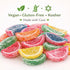 5lb Gummy Assorted Fruit Slices Large Assorted Sugar Candy - Bulk Box, Traditional Old Fashioned Chewy Sweet