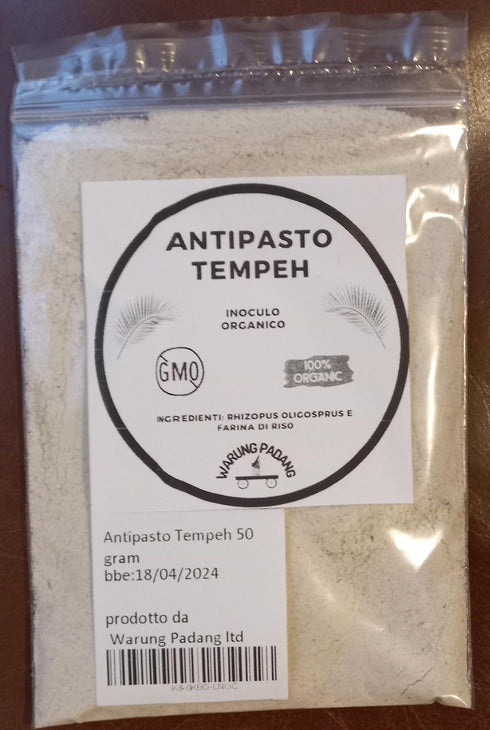 warung padang 10 50 pcs Plastic bags for Tempeh Including Tempeh Starter/Live culture/Ragi Tempe gram(Non GMO)