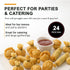 Phillips 24 Fried Dim Sum Pcs Assorted Handmade Asian Shrimp Spring Rolls, Wontons & Money Bags, Crispy Appetizers