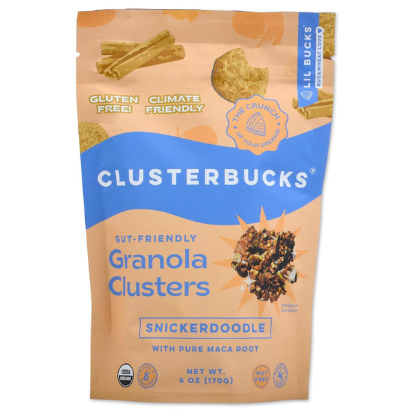 Clusterbucks Superfood Clusters Grain-Free, Keto-Friendly Granola with Regeneratively Grown Sprouted Buckwheat Gluten-Free,