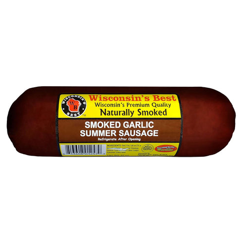 Summer Summer Wisconsins Best - Sausage Gift Box | Smoked, Garlic & Jalapeo Cheddar Sausages | Perfect for Parties