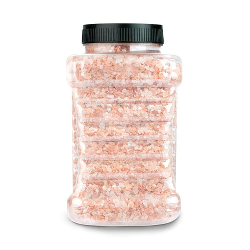 2.5 lb Good Tierra Himalayan Pink Salt in Jar - Coarse, - Ideal for Bath Salt, Table Salt Grinders, and Spice Jars