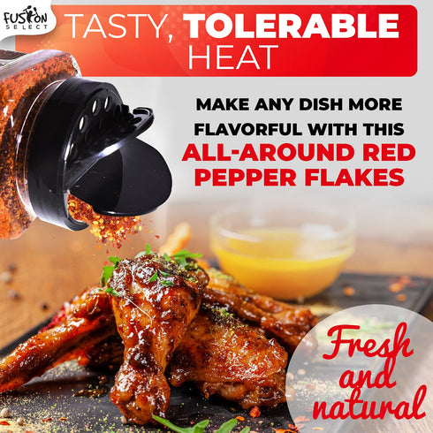 Fusion Select Korean Premium Non-GMO Gluten Free Red Chili Pepper Flakes Powder, Crushed Red Pepper Premium Gochugaru