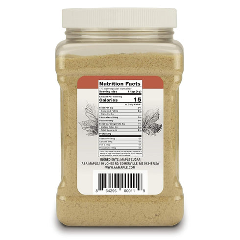 A&A Maple 25 Oz Pure Maple Sugar