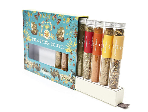8-Pack Set eat.art Spice Route | Superb Collection of Iconic and Exotic Spice Blends from Around the Globe | Gift