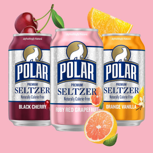 Pack, 12 oz 18 pack Polar Seltzer Water Crowd Pleaser Variety fl cans