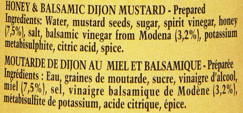 Edmond Fallot (7.4 Honey and Balsamic Dijon Mustard by ounce)