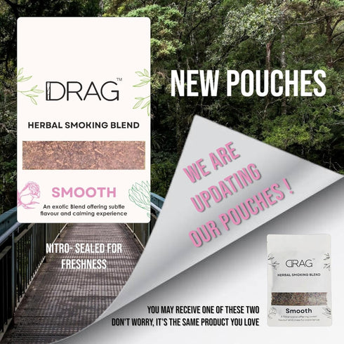 Herbal Smoking Blend - Drag (Blend of Exotic Flowers and Herbs) 10grams (0.35oz) (Smooth)