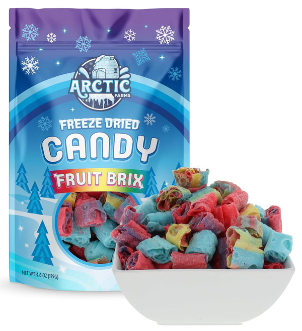 Arctic Farms Freeze Dried Candy Fruit Roll Bagged and Boxed (Assorted Flavors)