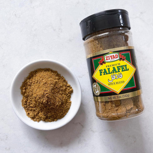 5oz Ziyad Shaker Premium Falafel Spice Blend, Flavorful, Salt-Free, Vegan, Vegetarian, No Colors, No Additives, No