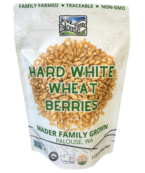 Palouse Brand Certified Glyphosate Residue Free Hard White Wheat Berries | 1