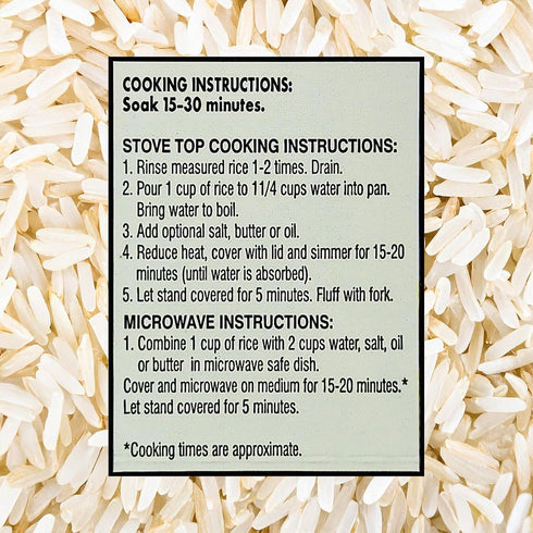 32 oz (2LB) Golden Crown Smoked Basmati Rice - | Premium Quality Gluten-Free & Vegan | Non-GMO Smoked Kitchen Rice |