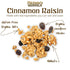 Handmade Cinnamon Raisin Granola - Non-GMO Whole Grain Oats