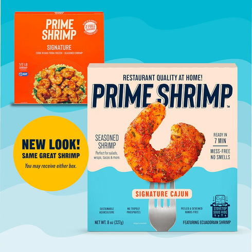 Frozen Prime Shrimp Signature | Cajun Seasoned All-Natural Shrimp