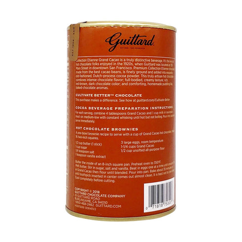 Guittard 10 oz Chocolate Grand Cacao Drinking Chocolate