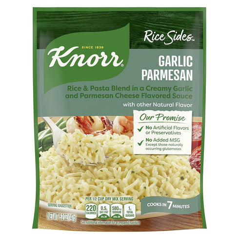 Knorr Rice Sides For a Tasty Rice Side Dish Garlic Parmesan No