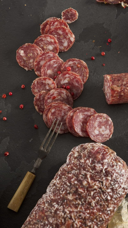4.5 OZ (Pack 3) TEMPESTA NOSTRANO (Pink Peppercorn Salami, Sweet pepper, floral finish, Charcuterie Meat)