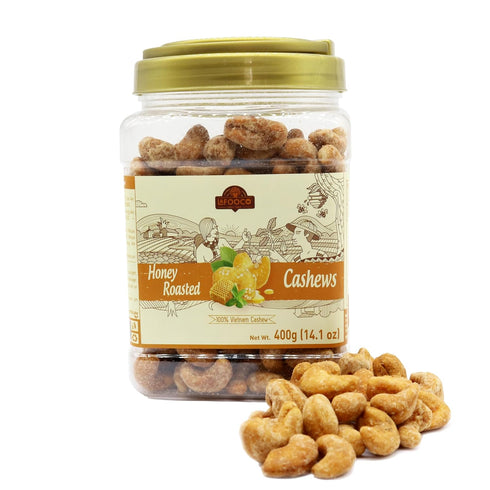 LAFOOCO Honey Roasted Cashews, Sweet Tasty Gourmet, Vietnam Cashew, Rich in Nutrients,