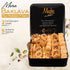 1.65lb/750g Mughe Gourmet Luxury Baklava Pastry Metal Gift Box - - Rich Pistachios, Walnuts, Cashews Double Layered
