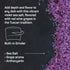 11.3oz Papa Palermo Grape Infused Violet Sea Salt with Grinder, Kosher, All Natural, No Additives